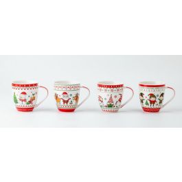 Mug Navidad Fantasia DKD Home Decor Multicolor 8 x 10.5 x 12 cm (12 Unidades) Precio: 30.79000001. SKU: B14ZF3QJTE