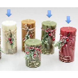 Vela Navidad Alpina DKD Home Decor Multicolor 15 x 9 x 5 cm (3 Unidades) Precio: 25.276900278299998. SKU: B17B9RHSFL