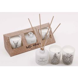 Vela Navidad Alpina DKD Home Decor Blanco 5 x 6 x 5 cm Set de 3 Precio: 9.0749998427. SKU: B1BTJFKD6R