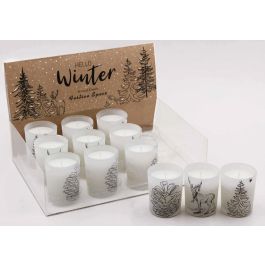 Vela Navidad Alpina DKD Home Decor Blanco 5 x 6 x 5 cm (3 Unidades) Precio: 7.69000012. SKU: B16JKTF8X2