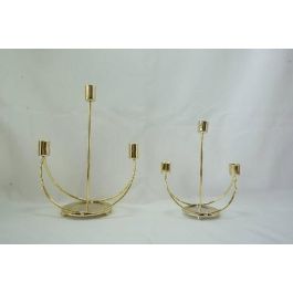 Candelabro DKD Home Decor Dorado 10.5 x 28.5 x 22.5 cm (4 Unidades) Precio: 47.49999958. SKU: B137PQTTTC