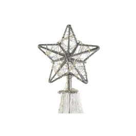 Decoracion Luminosa Navidad Tradicional DKD Home Decor Plateado 25 x 60 x 25 cm