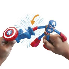 Play-Doh HASG00565X0 Capitán América Set Stamper Shield con figura flexible, plastilina y accesorios - Marvel, 4+ años Play-Doh HASG00565X0 Capitán América Set Stamper Shield con figura flexible, plastilina y accesorios - Marvel, 4+ años