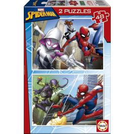 Educa Puzzle Spiderman 2x48 Piezas, Rompecabezas Doble de Entretenimiento Infantil, Juego de Mesa para Niños y Niñas, Edad Recomendada 4 a 6 Años Precio: 8.39256. SKU: S4307830
