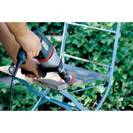 Wolfcraft Cepillo de disco de nylon, vástago hexagonal 1/4" (6,35 mm), Ø75 x 10 mm, rojo, profesional/doméstico