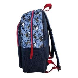 Minecraft Hostile Behaviour Mochila Escolar Primaria Doble Compartimento Adaptable a Carro Gran Capacidad 44x30x20 cm Edad 7+ años