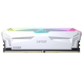 Lexar Memoria RAM 32GB (2x16GB) DDR5 6400MHz Ares con Disipador RGB Blanco para PC de Sobremesa