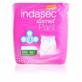 Indasec DISCREET PANT SUPER Talla Mediana Compresas para Incontinencia Urinaria Mujer 10 unidades Precio: 5.5. SKU: S0557617