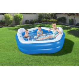 Bestway Piscina Hinchable 2 Camaras Family 213x206x69 cm +6 Años Jardin 54153
