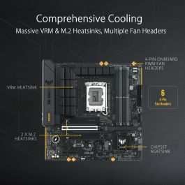 ASUS TUF GAMING B760M-PLUS II ASU1707621044935 Placa base LGA 1700 DDR5 Micro ATX