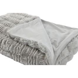 Manta Urban DKD Home Decor Gris Claro 170 x 1 x 130 cm (2 Unidades) Manta Urban DKD Home Decor Gris Claro 170 x 1 x 130 cm (2 Unidades)