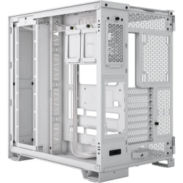 Corsair Caja PC 6500X Cámara Media Torre Doble Cámara Vidrio Templado Blanco COR0840006664703