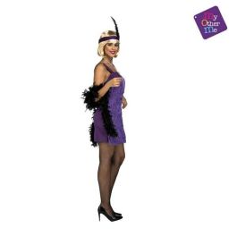 Disfraz adulto charlestón morado talla m-l Disfraz adulto charlestón morado talla m-l