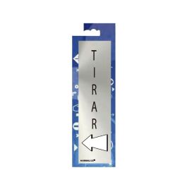 Normaluz Cartel Informativo Tirar Inox Adhesivo 0.8mm 5x20cm Precio: 2.78999985. SKU: S7907009