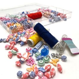 Tachan Set para Hacer Pulseras de Cuentas Alfabeto de Madera para Niños con Cuerdas