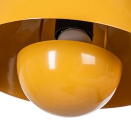 Lámpara Techo Naranja Metal 20 X 20 X 15 cm