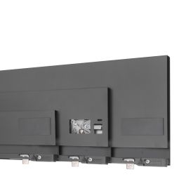 Emuca Cajón exterior Protone 30kg con guías de extracción total y cierre suave, Altura 93mm, profundidad 450mm, Acero, Gris antracita