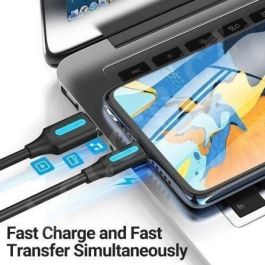 Vention COLBD Cable USB 2.0 Macho a MicroUSB Macho 480Mbps 50cm Negro