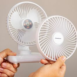 Ventilador de Escritorio Recargable Fanrec InnovaGoods Ø5,4'' 3600 mAh / 13,3 W