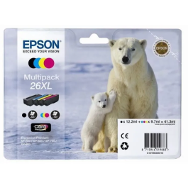 Epson Claria Premium Cartucho Multipack 4 colores 26XL Alta Capacidad Expression Premium XP-510 Precio: 99.88999999. SKU: S8405416