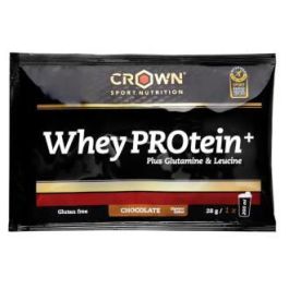 CROWN SPORT NUTRITION Whey Protein+ Concentrado de Proteína de Suero Sabor Chocolate 26g Para Recuperación Muscular Precio: 2.7900004. SKU: B1JEAG7R6Y