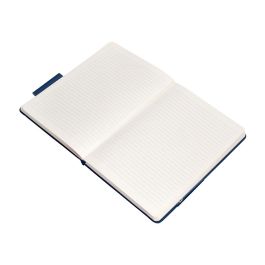 Cuaderno Con Gomilla Antartik Notes Tapa Dura A5 Hojas Rayas Azul Marino 100 Hojas 80 gr Fsc