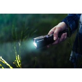 Sandberg Survivor Torch Powerbank 5000 mAh Linterna LED Robusta para Outdoor y Camping, con Martillo de Emergencia