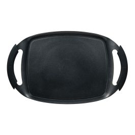 San Ignacio Asador Experto de Aluminio Forjado 37x25 cm, Antiadherente, Inducción, Asas de Silicona, Apto Todo Tipo de Fuegos