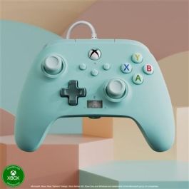 Power A Mando con Cable XBGP0004-01 para Xbox Series X/S Azul Algodón de Azúcar con Licencia Oficial Xbox