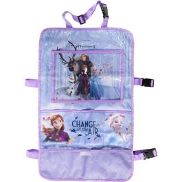 Disney Frozen CZ10273 Organizador de Coche para Asiento Trasero con 6 Bolsillos y Soporte para Tablet 10 pulgadas 36x58cm