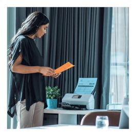 Brother ADS-4500W Escáner con ADF de 60 hojas, 70 ppm, USB, LAN y WiFi