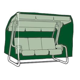 Altadex Funda Protectora Columpio 143 x 255 x 170 cm Verde Impermeable Poliéster 240 g/m²