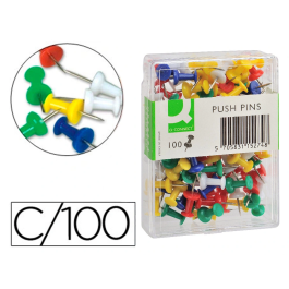 Q-connect Señalizadores de planos, caja de 100 unidades, colores surtidos Precio: 2.59000016. SKU: B1829XTDA2