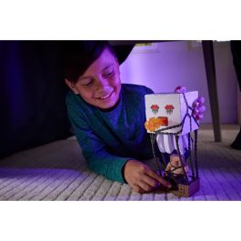 Mattel Jfb69 Figura Ghast con Proyectiles de Ataque Minecraft La Película, Guerrero Piglin 8cm, Luces y Sonidos +6 Años