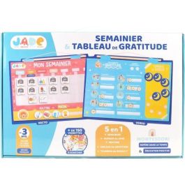JADE JAD3301041415110 Calendario Semanal de Gratitud para Niños Montessori Juego Educativo para el Estado de Ánimo y Sueño Diseño Francés JADE JAD3301041415110 Calendario Semanal de Gratitud para Niños Montessori Juego Educativo para el Estado de Ánimo y Sueño Diseño Francés