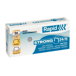 Rapid Grapas Strong 24-6 Galvanizadas Caja 1000 Unidades Precio: 0.79000053. SKU: B18Z6JXE75