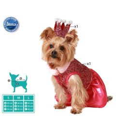 Disfraz Princesa Rosa para Mascota Talla L