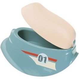 Smoby Porta scooter azul para bebés +18 meses con baúl, llave mecánica, faro y ruedas silenciosas, altura 47,5 cm Smoby Porta scooter azul para bebés +18 meses con baúl, llave mecánica, faro y ruedas silenciosas, altura 47,5 cm