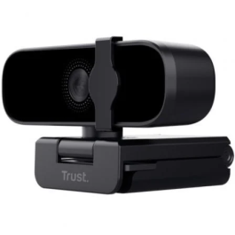 Trust Webcam Tanor Full Hd Con Micrófono Negra