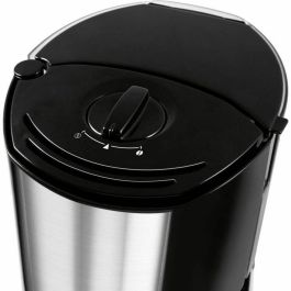 Melitta 1017-04 Cafetera Top Glass Noir/Cepilled Steel