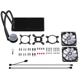 Sharkoon S70 RGB Refrigeración Líquida AIO 240mm Negro para CPU con Iluminación LED