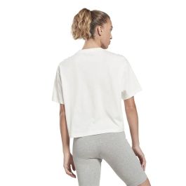Camiseta de Manga Corta Mujer Reebok Graphic Logo Blanco S