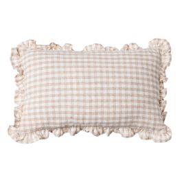 Cojín Cuadros Beige Algodón 50 X 30 cm Precio: 17.9685. SKU: B1DJWRF3RW