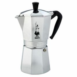 Cafetera Italiana Bialetti MOKA Plateado Aluminio 12 Tazas