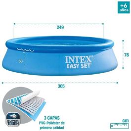 Piscina Hinchable Intex Easy Set 3853 L 305 x 76 x 305 cm