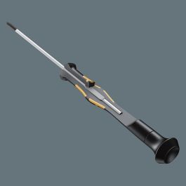 Wera 05134019001 Kraftform Micro Big Pack ESD, juego de destornilladores electrónicos de 25 piezas, negro/amarillo