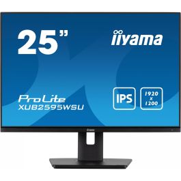 iiyama XUB2595WSU-B5 ProLite 25" WUXGA (1920x1200) IPS LED 4ms HDMI DP USB Monitor Ajustable Pivot Negro