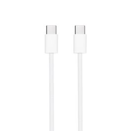 NANO CABLE 10.01.6001-CO Cable USB-C 2.0 Macho a USB-C 2.0 Macho 3A 60W Blanco 1 Metro