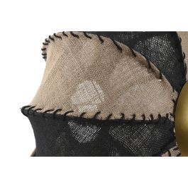 DKD Home Decor Lámpara Aplique de Pared Estilo Colonial Bicolor de Yute y Hierro 50 Ancho x 50 Fondo x 25 Alto cm para Bombilla E27 DKD Home Decor Lámpara Aplique de Pared Estilo Colonial Bicolor de Yute y Hierro 50 Ancho x 50 Fondo x 25 Alto cm para Bombilla E27