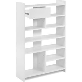 MÜNSTER Zapatero Blanco 12 Pares de Zapatos 71.5 x 25 x 109 cm 003773MACMUNSTER